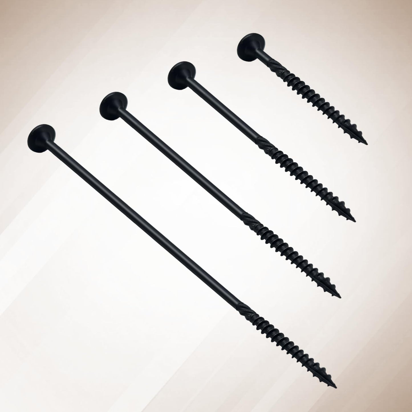 Wood Screws #14 x 8 Inch, Deck Screws 50Pcs, Heavy-Duty Outdoor Screws Assortment Fastener Kit, Rust Resistant epoxy Coated, T30 Star Bit (#14 x 8)