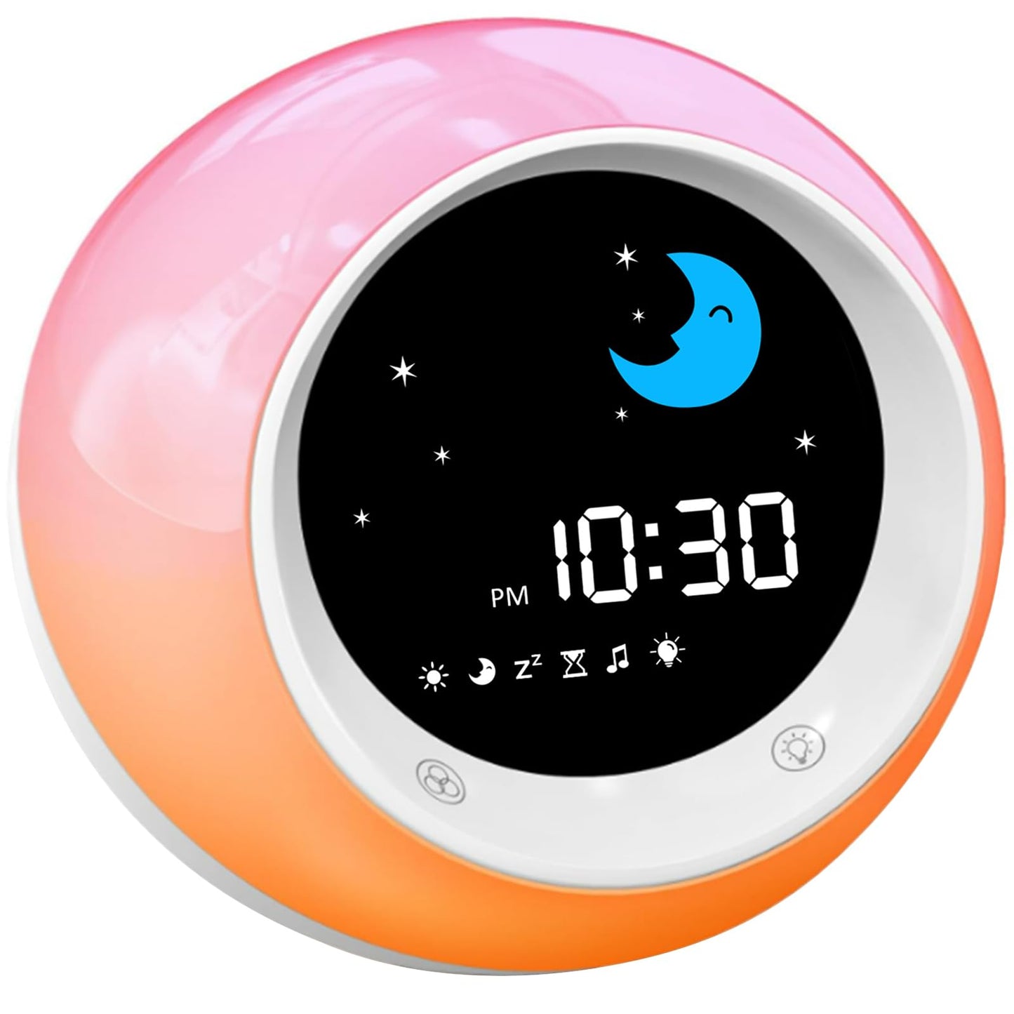 Toddlers Sleep Training Clock, Kids Alarm Clock with Night Light & Nap Timer, Ok to Wake Clock Gift for 2-9 Years Girls Boys