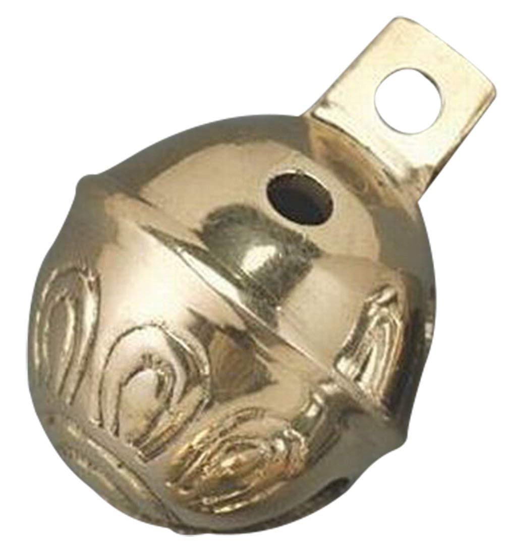 Dozen Brass Sleigh Bells 1.5"H