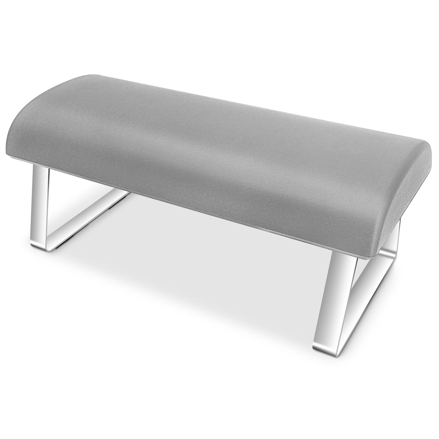 Foot Rest Under Desk, Waterproof Self-Skinning Foam Under Desk Foot Rest Ergonomic Foot Stool for Office Home Use, Soft and Comfortable (Gray)