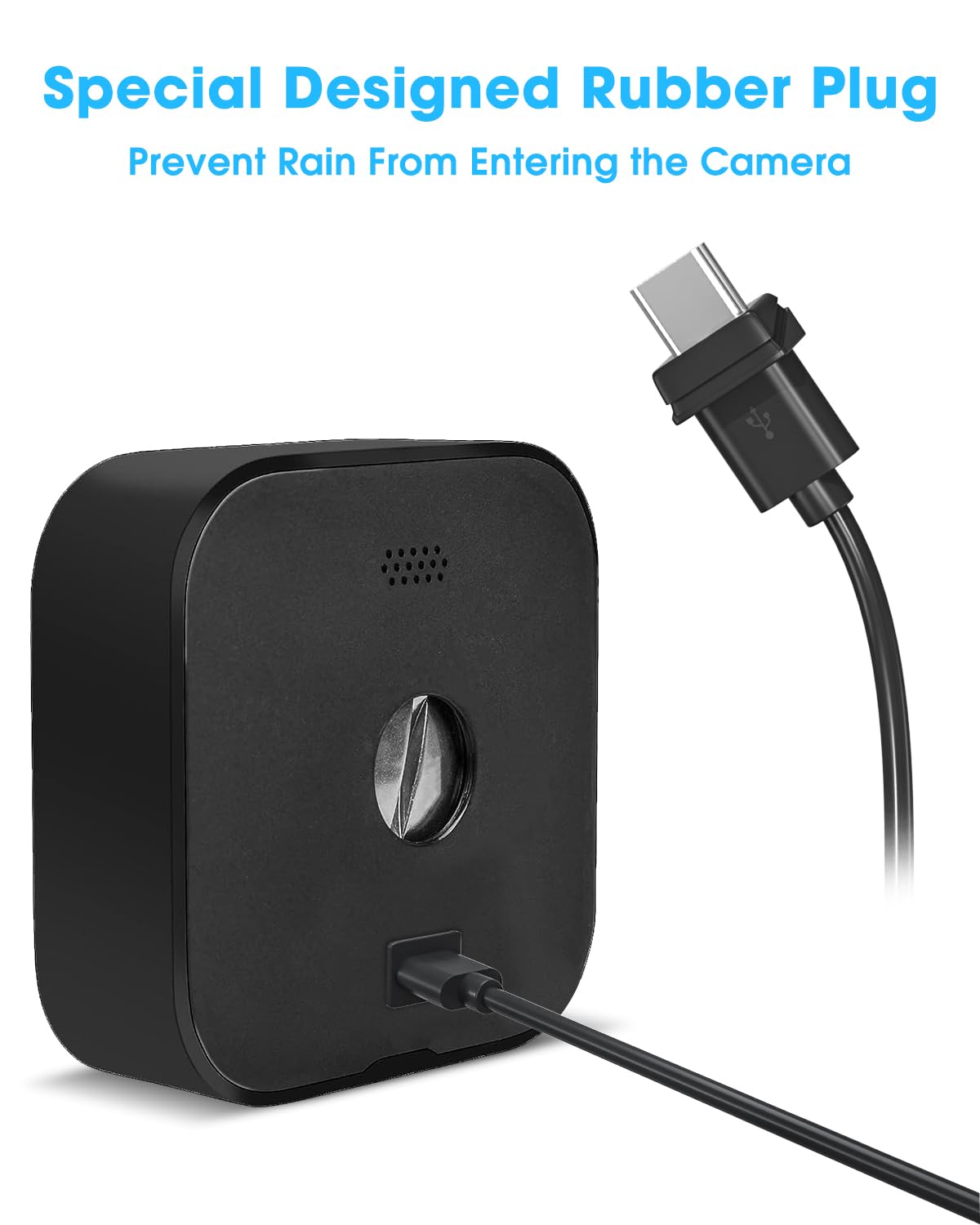 5W Solar Panel for Blink Camera Outdoor, Solar Panel Charger with Battery Compatible with New Blink Outdoor 4 (4th Gen) Camera, with 13.1ft Cable, IP65 Weatherproof, Includes Secure Wall Mount, 4 Pack