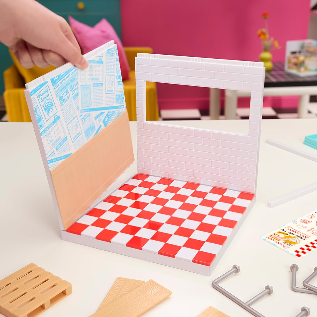 MGA's Miniverse™ Make It Mini Spaces™ Pizza Shop, Building Set, Customize, DIY Crafts, Rooms, Hobby, Collectors, Display, Gifts, 8+