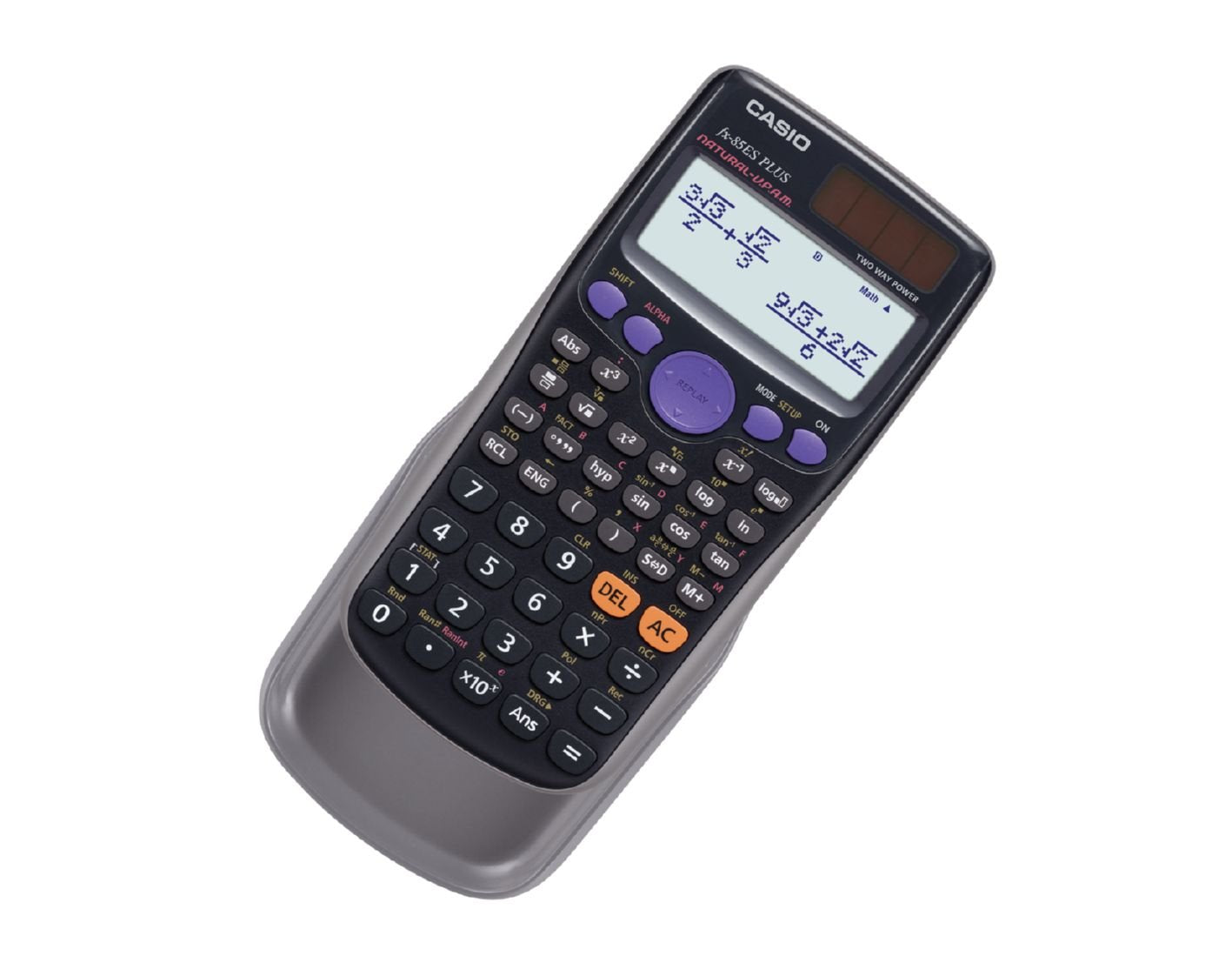Casio FX-85ES Plus Scientific Calculator, Recommended for Spanish Resume, 252 Functions, Solar Blue