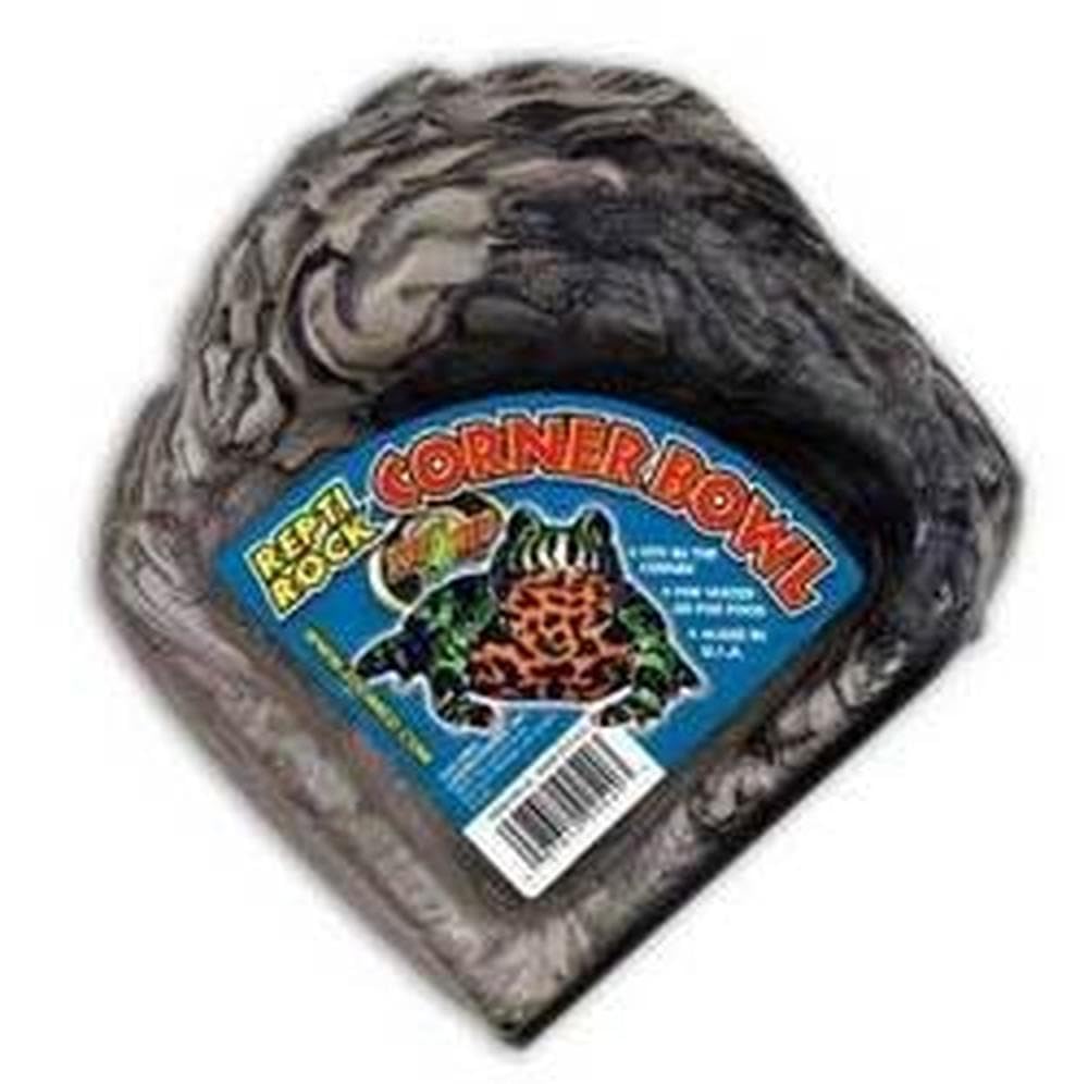 Zoo Med Reptile Rock Corner Water Dish, Large