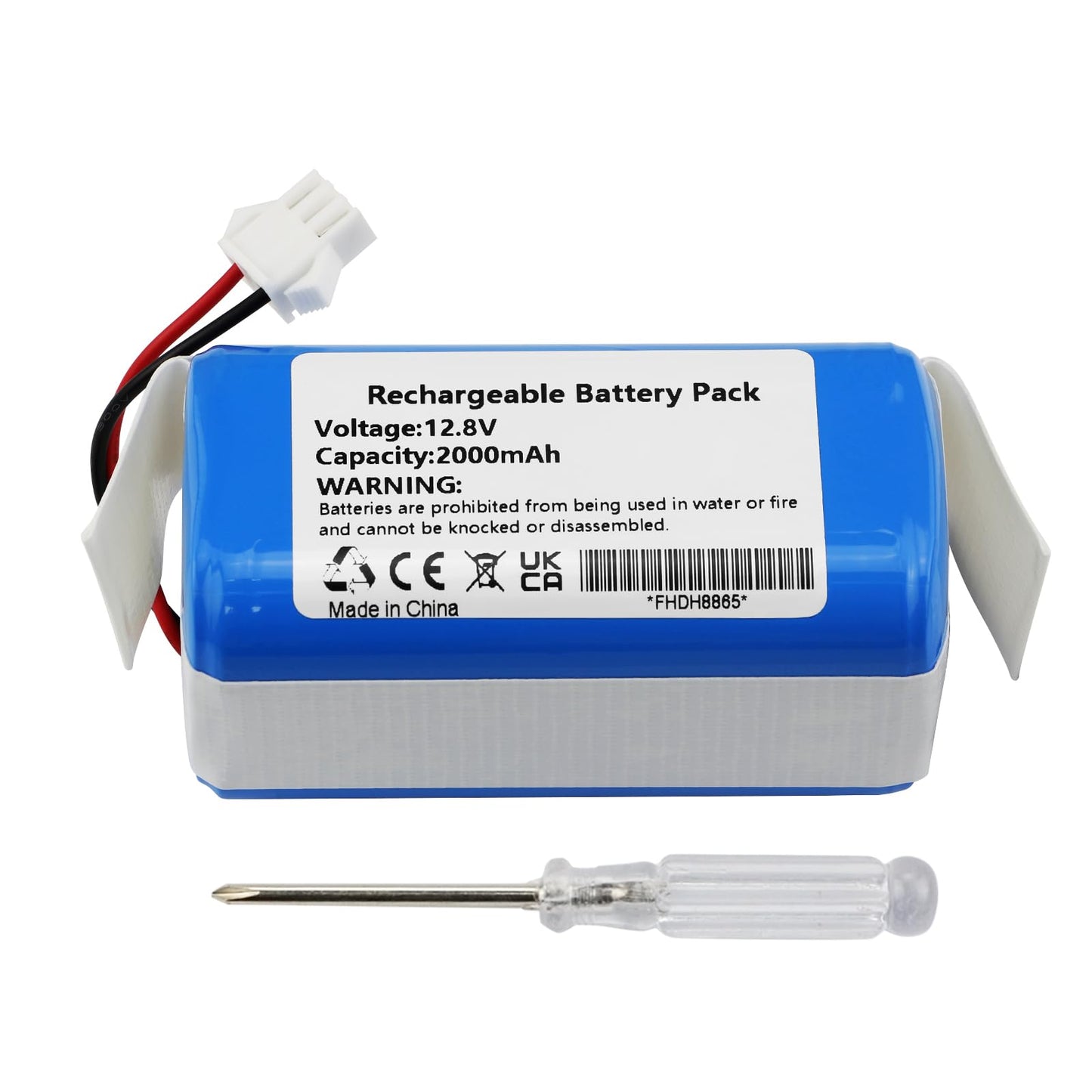 ZTHY New 2000mAh 12.8V Vacuum Battery Replacement for Lefant M210 M210B M210P M213 M213S,OKP Life K2 Robot Vacuum Cleaner Series IFR 18650 4S1P