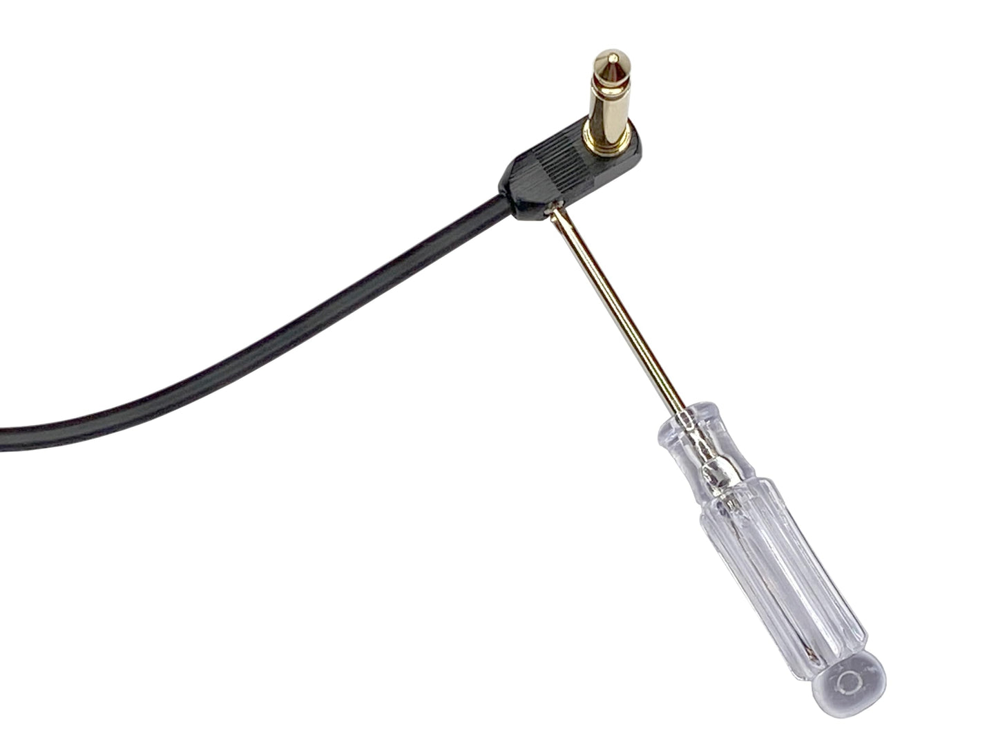 Kurrent Electric Solderless Guitar Pedal Cable Kit 6 Pack for Pedalboard Right Angle Low Profile Connectors for Custom Pedalboard