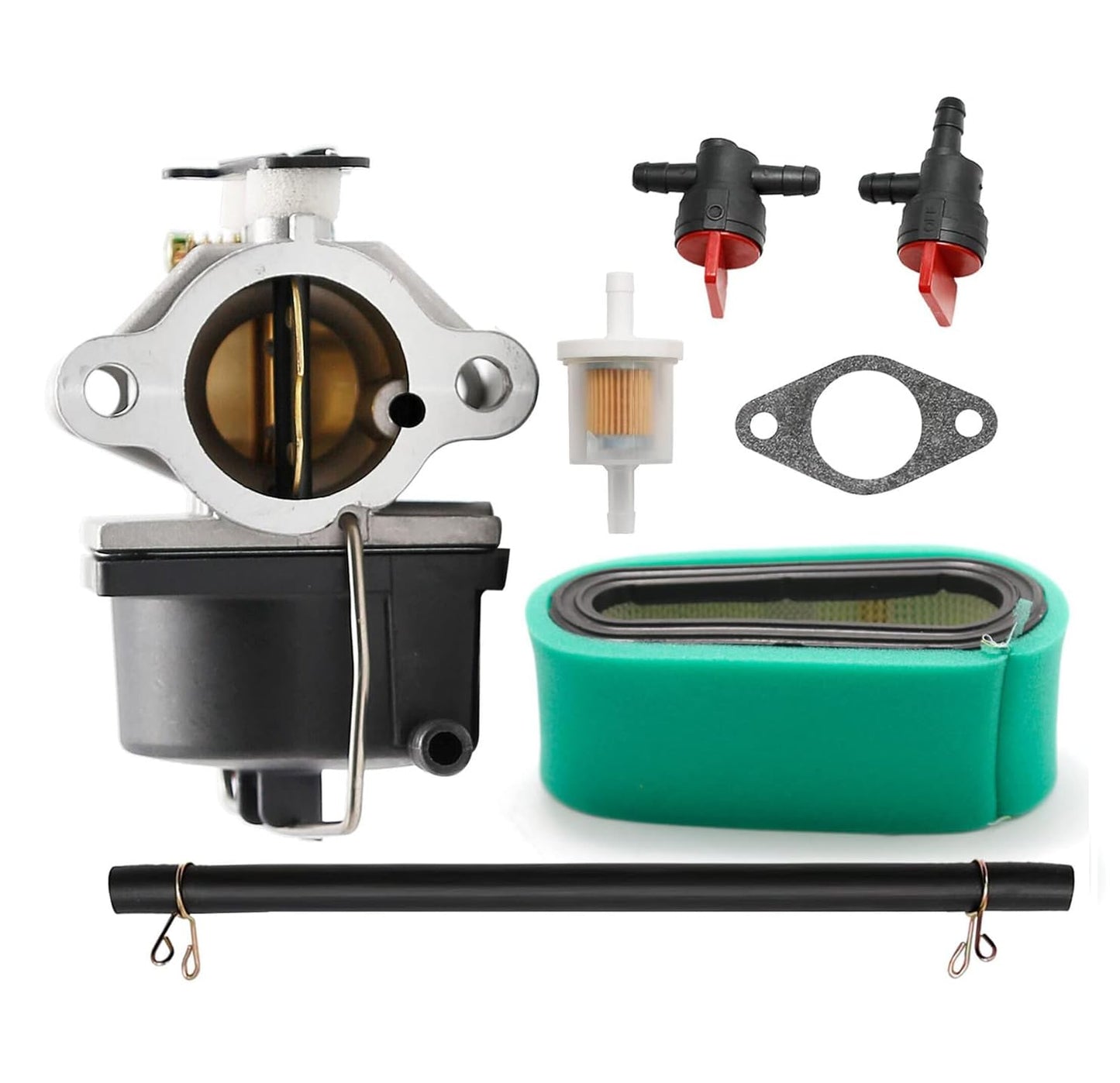 Anxingo 640065 640065A Carburetor Replacement for Tecumseh OHV125 OHV130 OVH135 OHV110 OHV115 OHV120 13-15HP Engine Lawn Mower Carb
