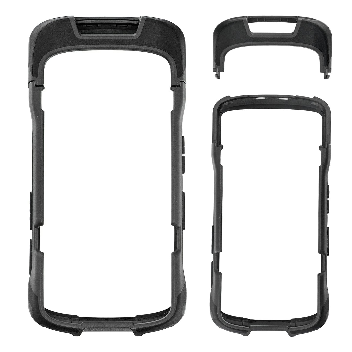 CARPSDZY Protective Cover Bumper Case for Zebra Symbol TC53 TC58 Handheld Barcode Scanner Mobile Terminal,Rugged Case Black