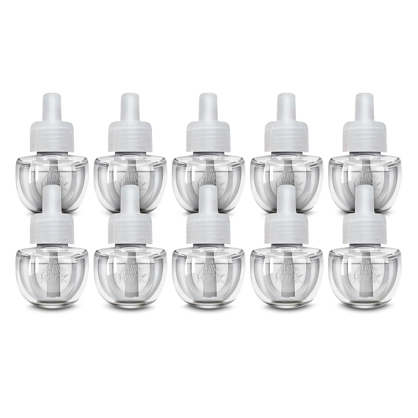Air Wick Plug In Scented Oil 10 Refills, Fresh Waters, Eco Friendly, Essential Oils, Air Freshener