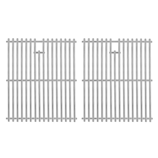 BBQSAVIOR SG57 BBQ Grates for Broil King Signet 20, 70, 90, 320 (2007 and Newer), Broil Mate, Huntington Replacement Parts 18652 Stainless Steel Cooking Grates Grids 15 inch x 12 3/4 inch, 2-Pack