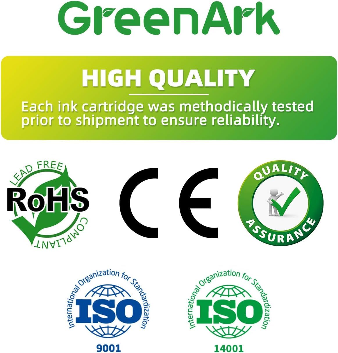 GREENARK GI-26 GI26 Ink Compatible for Canon GI-26 Refill Bottle Ink Replacement for Canon MAXIFY GX3020 GX4020 GX5020 GX5520X GX6020 GX6021 GX7020 GX7020X GX7021 (4 Packs,Black Cyan Magenta Yellow)