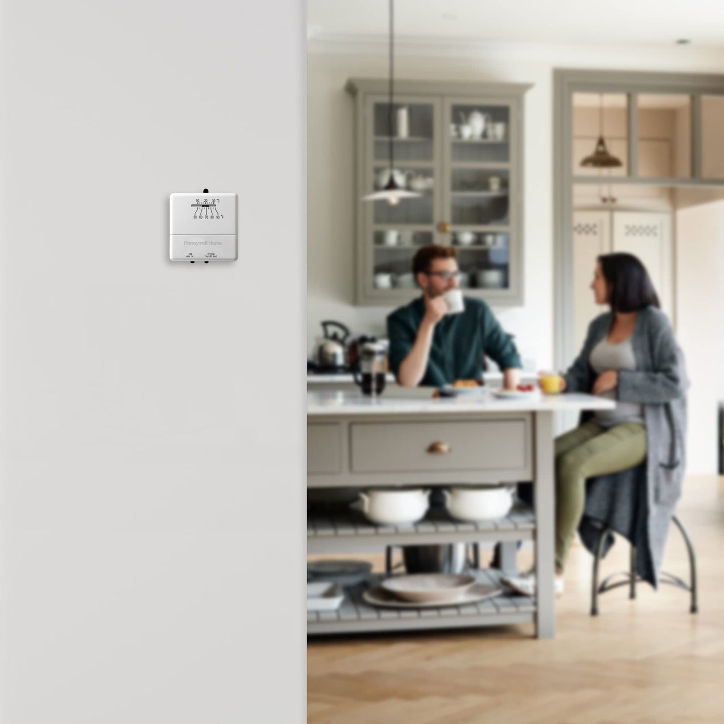 Honeywell Home CT31A Heat and Cool Non-Programmable Thermostat