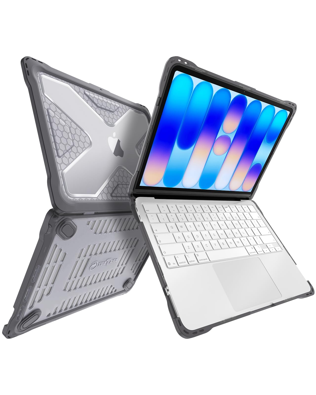 Fintie Case for MacBook Neo 13 Inch A3404 (2026 Release) - Protective Ultra-Thin High Transparency Snap On Hard Shell Cover for MacBook Neo 13" with A18 Pro Chip (Gray)