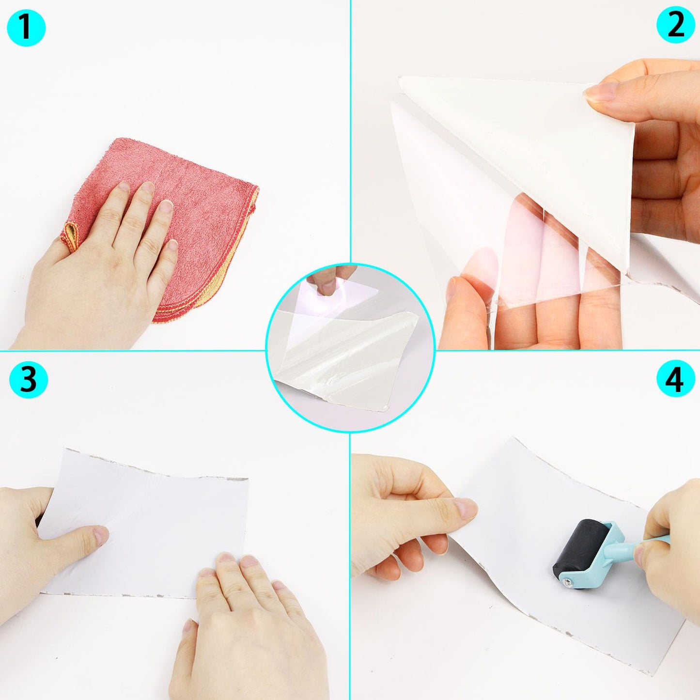 CHUANGSEED RV Roof Tape White, 6 Inch X 50 Feet, RV Sealant Tape, Roof Patch Repair Tape for Camper Roof Repair, Trailer Roof Sealant, Stop Camper Roof Leaks, UV-Resistant, Weatherproof