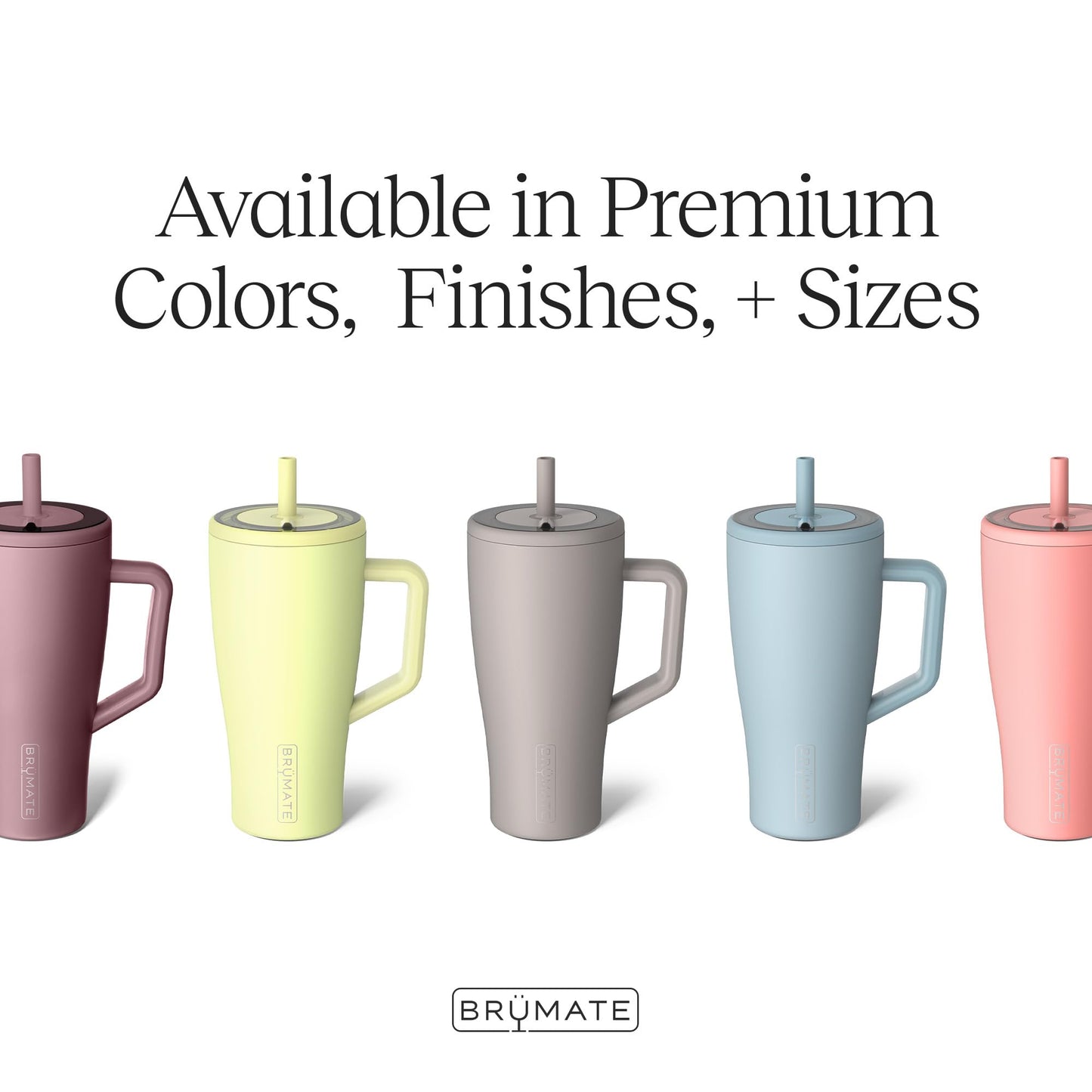 BrüMate Era 1.2L Tumbler with Straw and Lid | 40oz Metal Water Bottle with Handle | 100% Leak Proof | Insulated Tumbler | Stainless Steel Travel Fitness Mug | Holds Drinks All Day