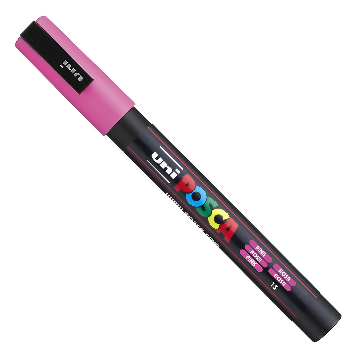 uni pc-3m art paint markers - set of 8 - in gift box - red tones