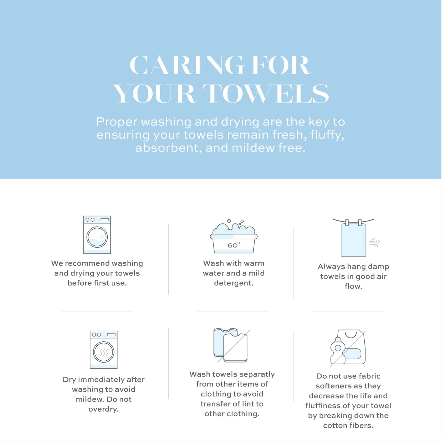 White Classic Luxury Bath Towels Large | 700 GSM Cotton Absorbent Hotel Bathroom Towel | 27x54 Inch | 4 Pack | Black