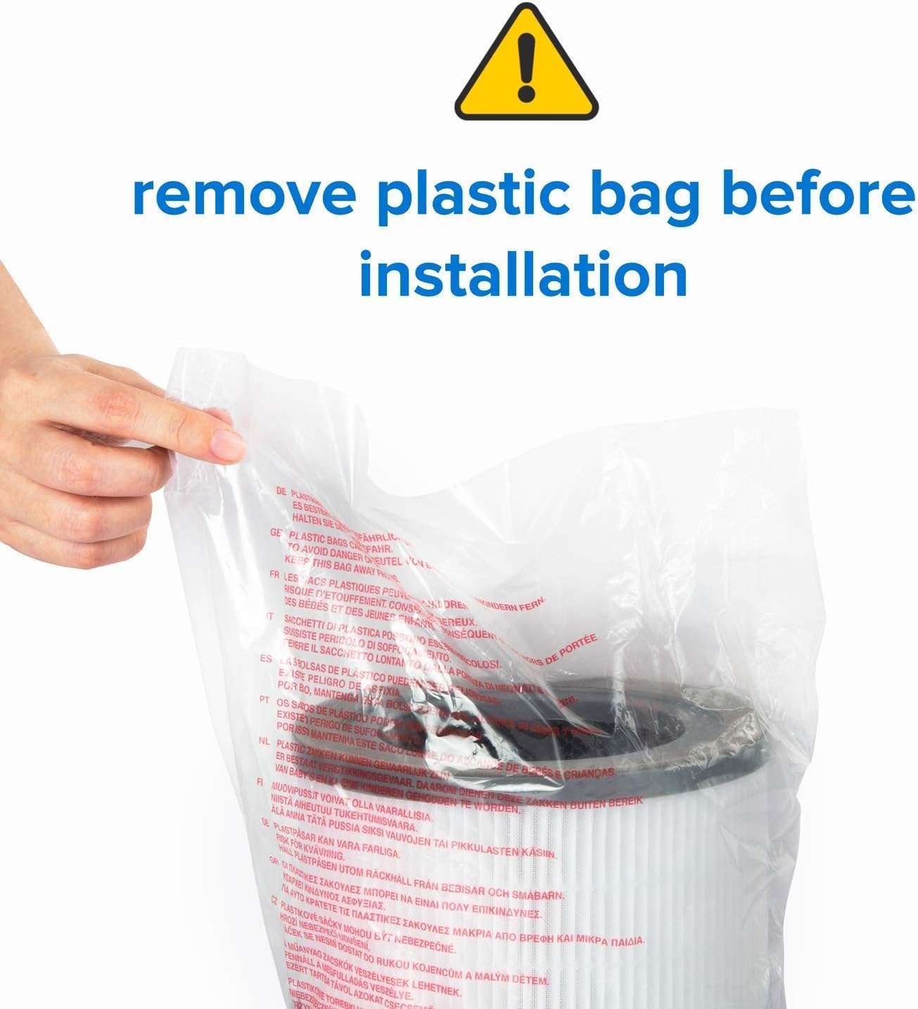 Levoit Vista 200 Air Purifier Replacement Filter, Genuine Vista 200-RF Air Filter, High-Efficiency Activated Carbon for Removal of Smoke, Odor, Allergens, Pollen,1 Pack