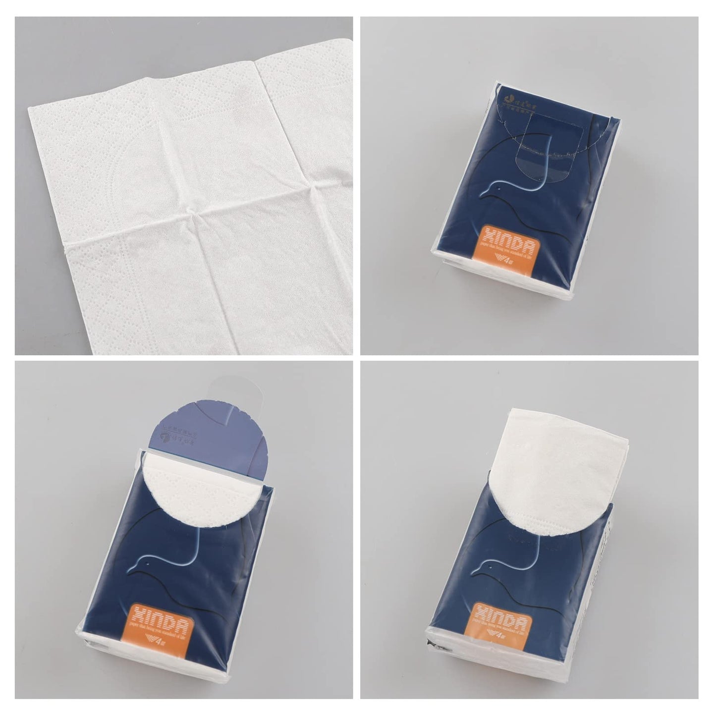 Innouse 4-Ply Pocket Facial Tissues, Unscented Mini Travel Tissues, 150 Packs