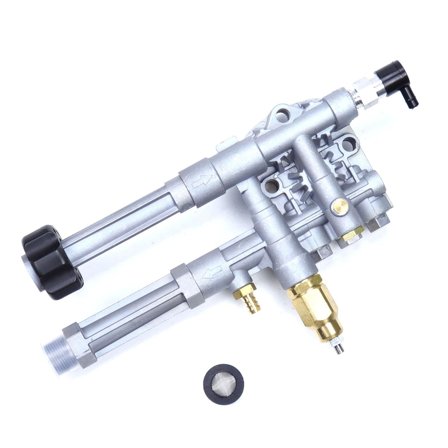 MOCW Pressure Washer Pump Head Assy Aluminum AR42518 AR43061 AR42940 Compatible with Troy Bilt RMW SRMW Series Pumps RMW2.2G24 2G23B 2G24 2G20 2G25 SRMW2.2G26