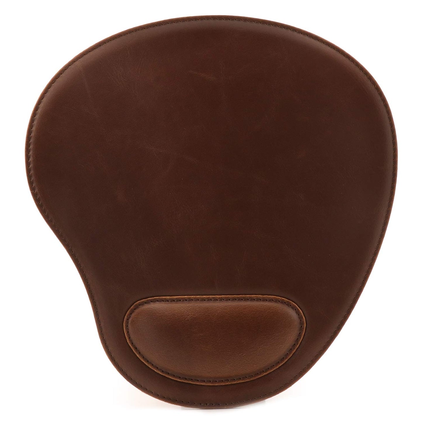 Londo Leather Oval Mousepad with Wrist Rest