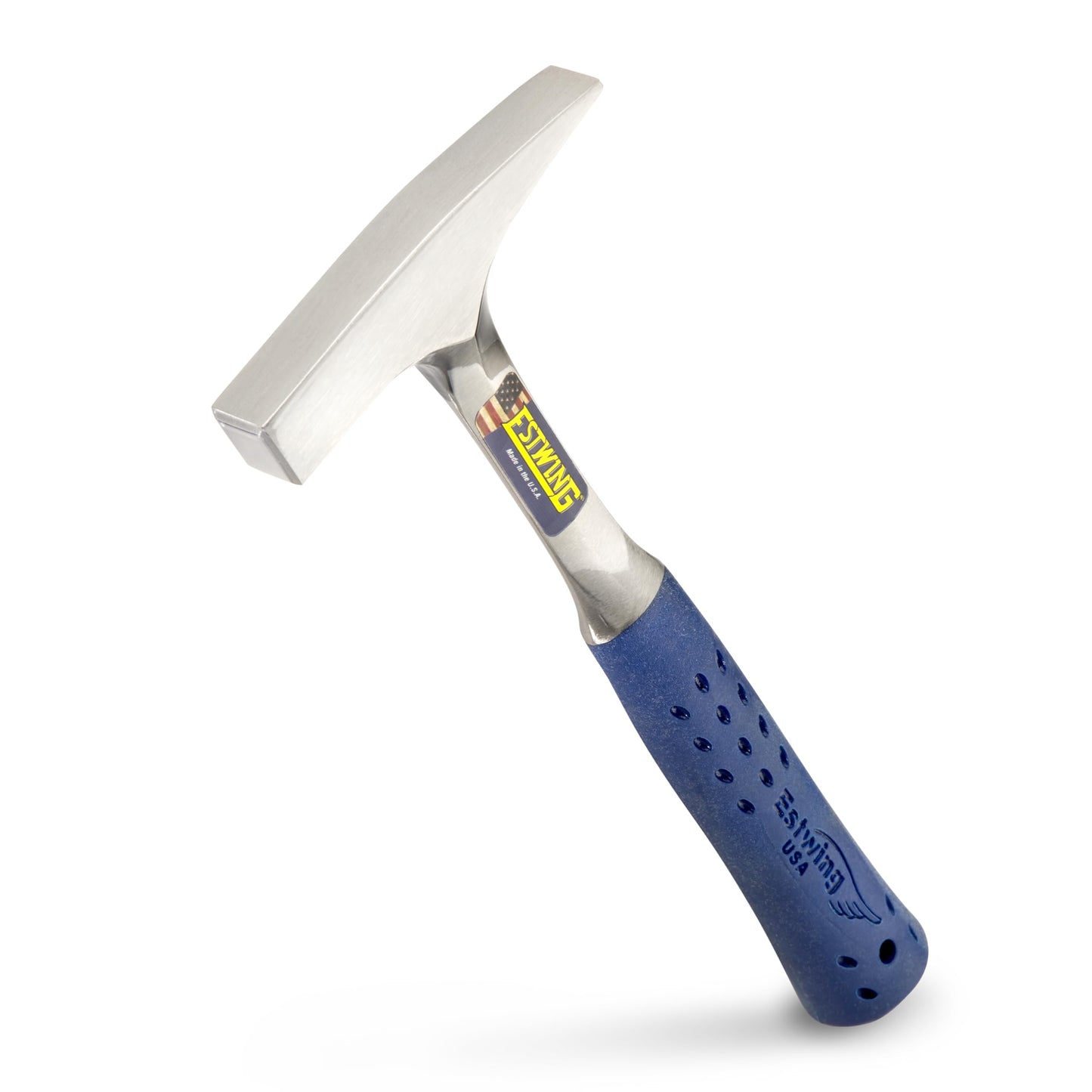 Estwing T3-18 Tinner's Hammer, Nylon Vinyl Shock Reduction Grip, 18-Ounce