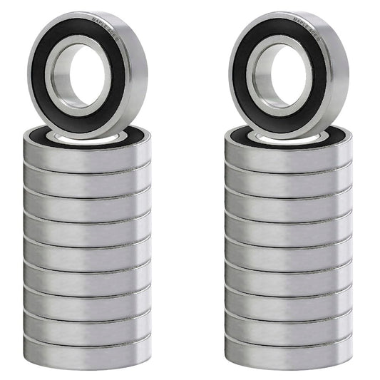 MAPLE ACE 6203-2RS Ball Bearing 17x40x12mm 6203 2RS Rubber Sealed (Qty 20)