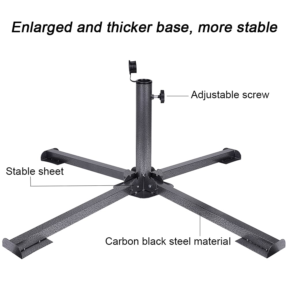 Foldable Patio Sun Shade Anchor Holder Adjustable Portable Beach Anchor Heavy Duty Tempered Iron Outdoor Patio Umbrella Base Holder