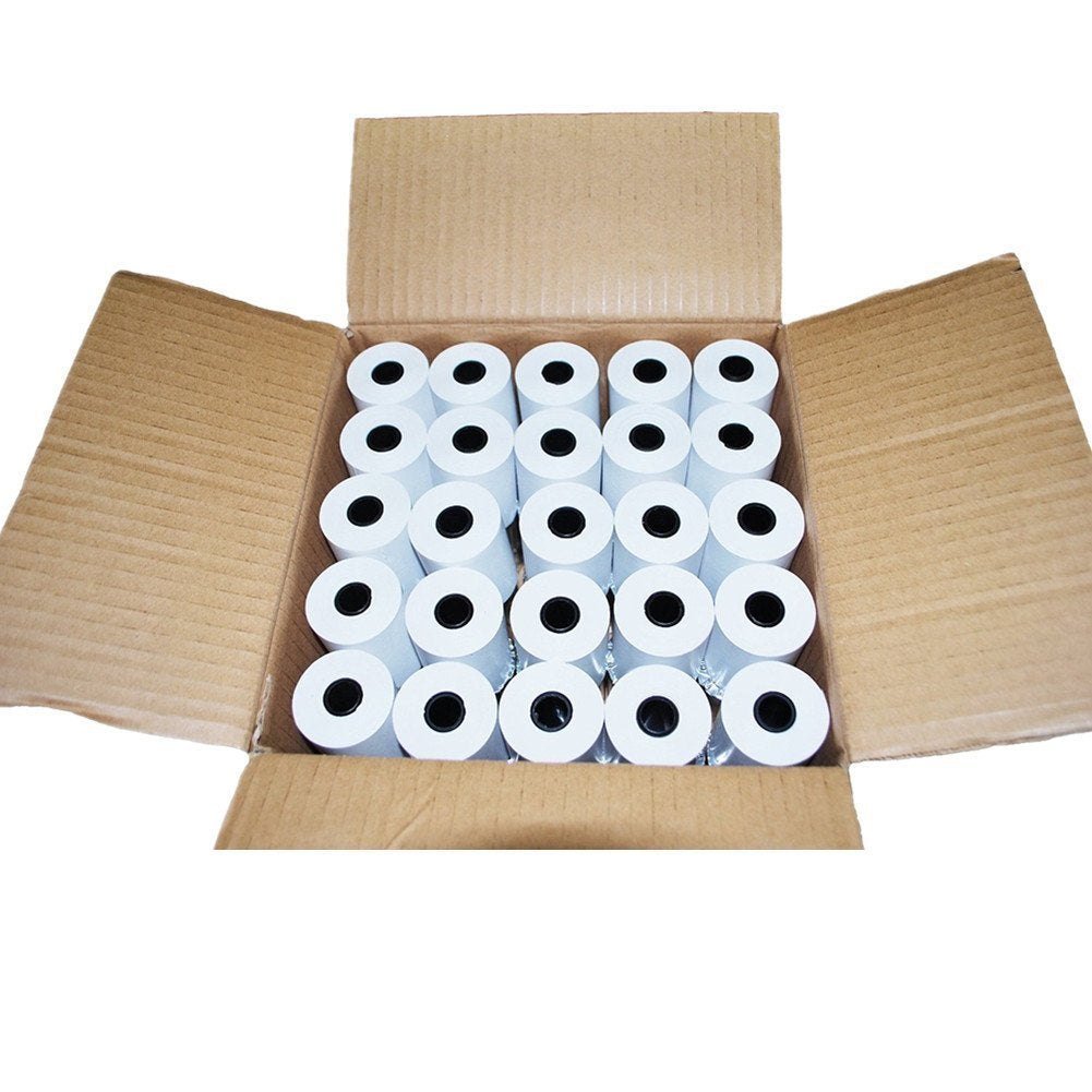 RBHK 2 1/4" x 50' Thermal Receipt Paper, Cash Register POS Paper Roll (50 Rolls)
