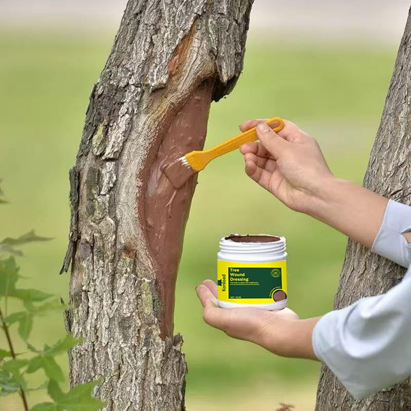 Konload Tree Wound Sealer-500g Tree Wound Dressing for Bark Damage Repair Pruning Seal/Bonsai Cutting Paste Trunk Paint Protection Grafting Wax