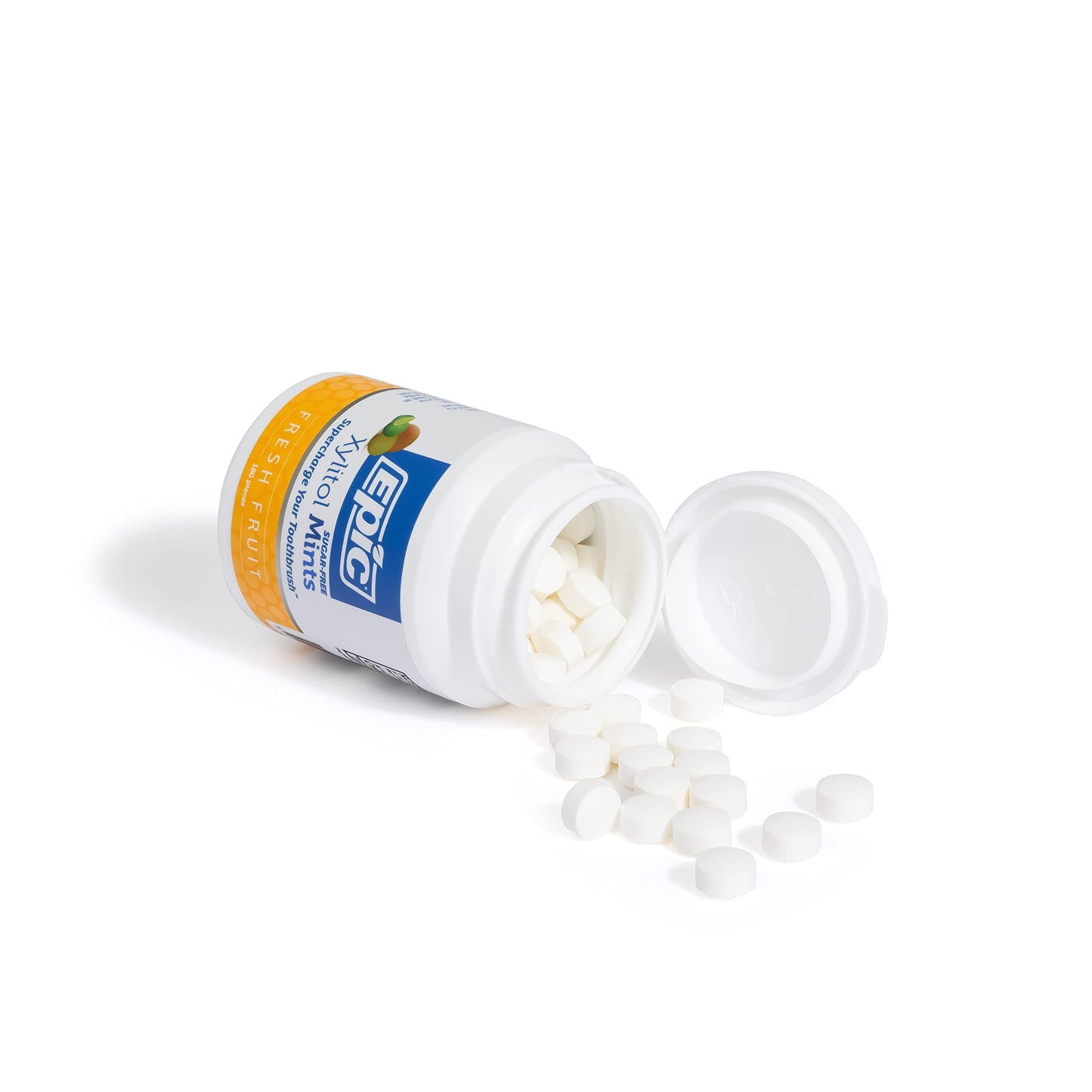 Xylitol Mints by Epic Dental - 180 mints, Fresh Fruit
