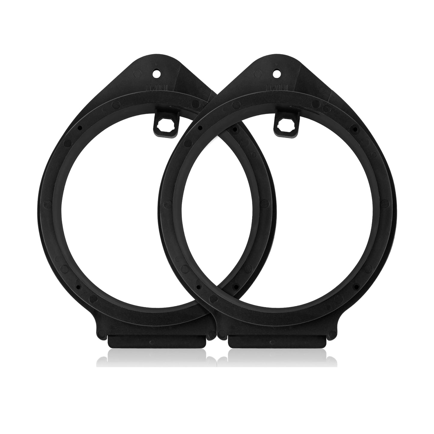 RED WOLF Front/Rear Door 6.5" Inch Aftermarket Speaker Update Install Spacers Adapter Replacement for GMC 2006-2019, Chevrolet 2006-2015 Some Cadillac, Buick