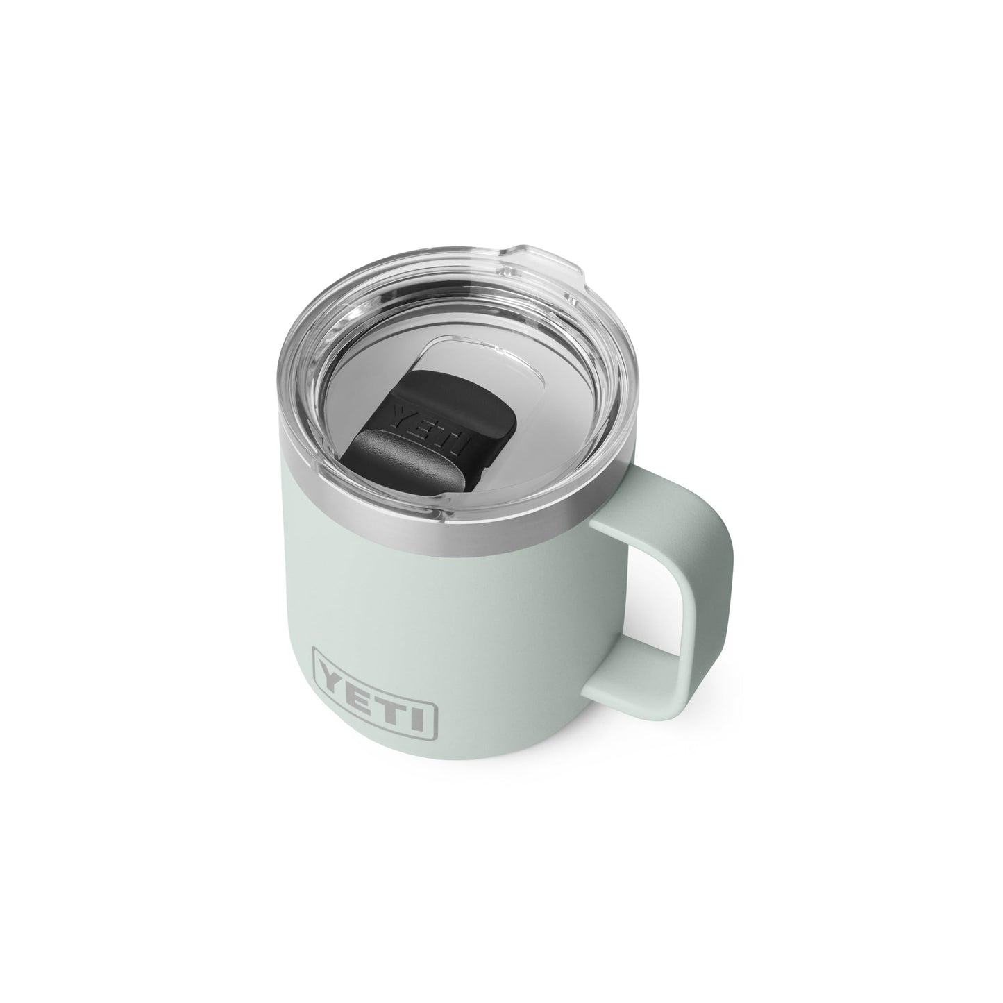 YETI Rambler 10 oz Ceramic Lined Stackable Mug, Vacuum Insulated, Stainless Steel with MagSlider Lid, Ridgeline