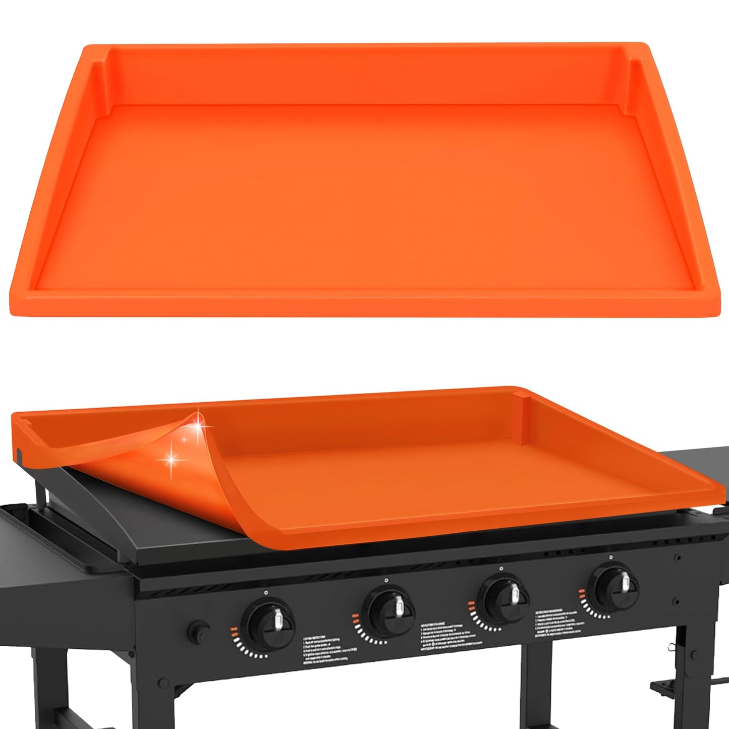 Blackstone Silicone Griddle Cover Mat: 36 Inch Grill Mats for Outdoor - Blackstone Griddle Accessories Flat Top Deck Protector Outside Camping Cooking BBQ