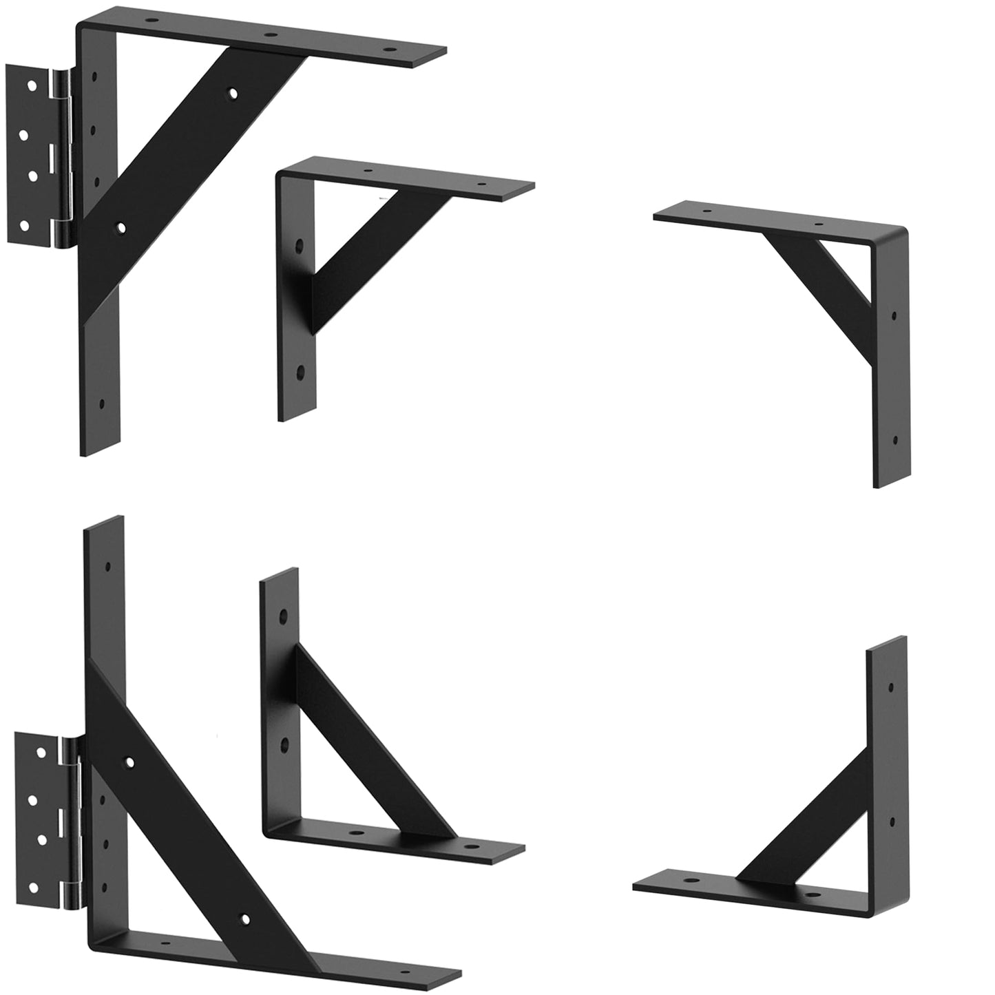 [Heavy Duty] Sdstone Gate Kits, Adjustable Gate Corner Brace Bracket Anti Sag Gate Frame Kit, gate Hardware kit for Wood Fence,Driveway Gates,Shed Doors,Corral Gates