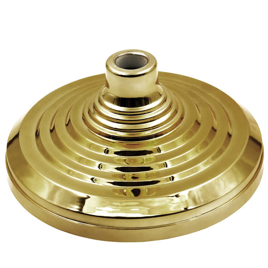 ANLEY Floor Stand Base For Indoor Flagpoles, Compatible with 1 Inch Diameter Flag Pole - Gold