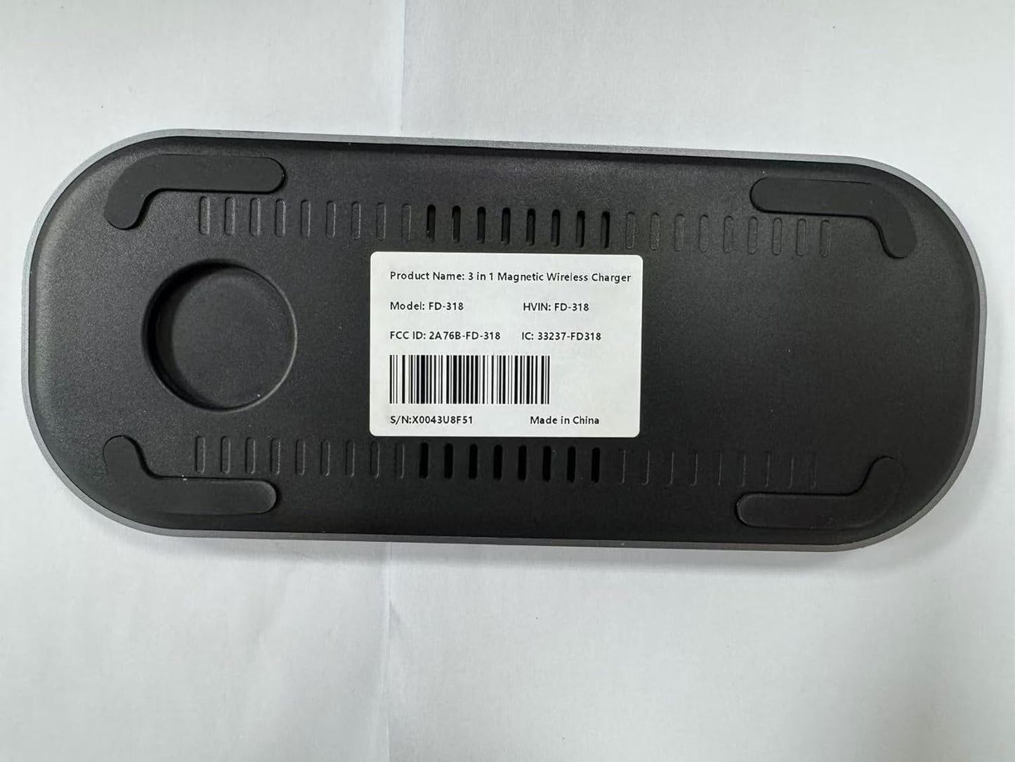 3 in 1 Fast Wireless Charger Stand for iPhone, Foldable Travel Charging Station for Magsafe for iPhone 17/Air/16/15/14/13/12 Series, Apple Watch Series, AirPods pro/2/3/4, Gifts for Women Men (Black)