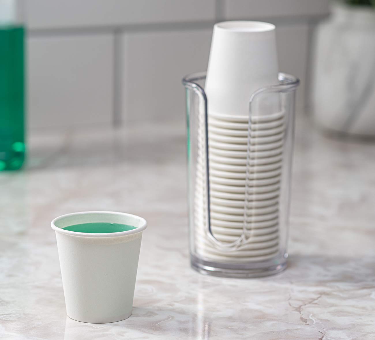 Gusto [3 oz. - 600 Count] White Small Paper Cups, Disposable Mini Bathroom Mouthwash Cups - Eco-Friendly and Versatile (Formerly Comfy Package)