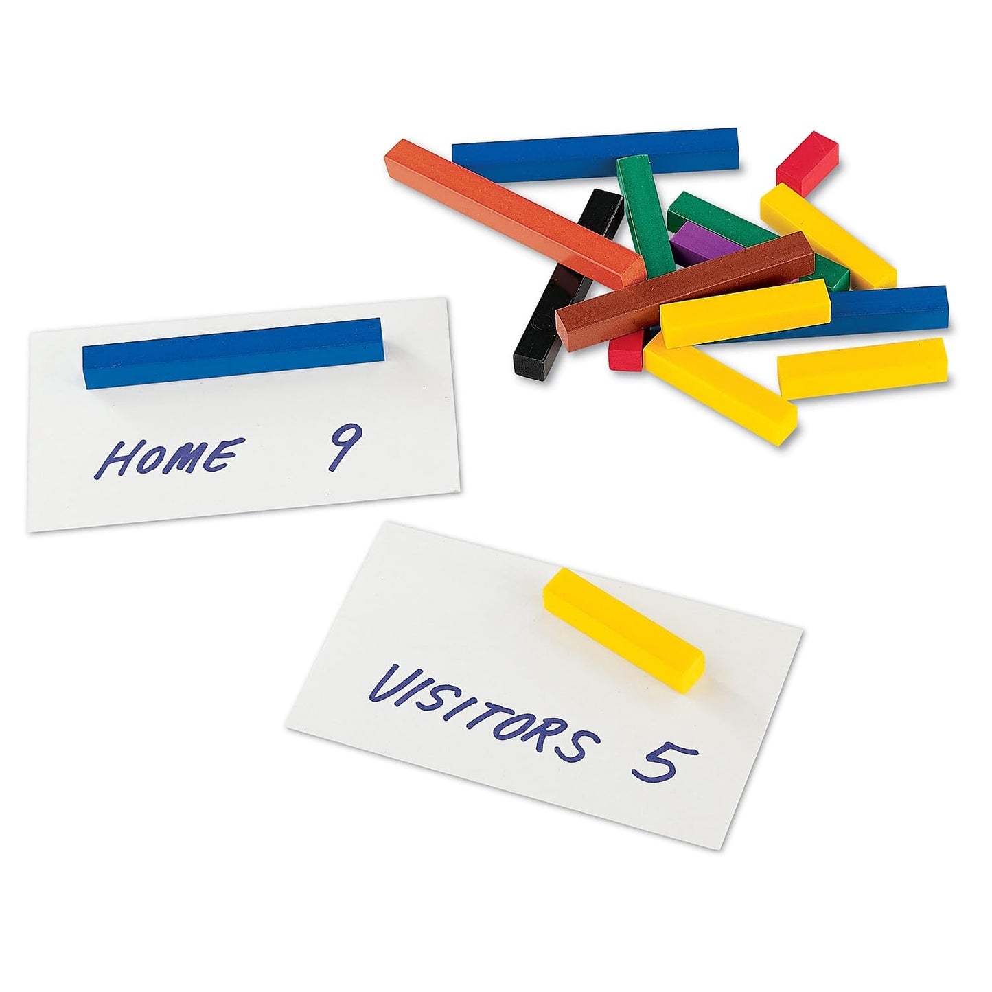 Learning Resources LER7513 Cuisenaire Rods Small Group Set: 155 Piece Plastic Set