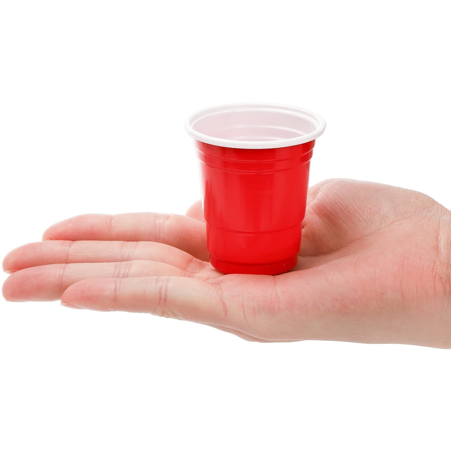 WUWEOT 700 Pack Red Plastic Shot Glasses, 2 Ounce Reusable Party Cups, Mini Tasting Cups Jello Shots Glasses for Serving Condiments, Snacks, Samples and Tastings