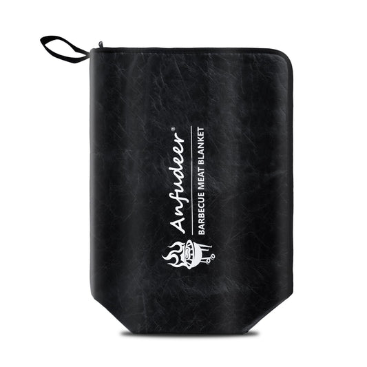 ANFUDEER BBQ Blanket for Resting Meat - Heavy Duty, Insulated Meat Resting Bag for Smoked and Grilled Meats - Reusable Brisket Resting Blanket with Wide Mouth for Brisket, Pork, Steak, More