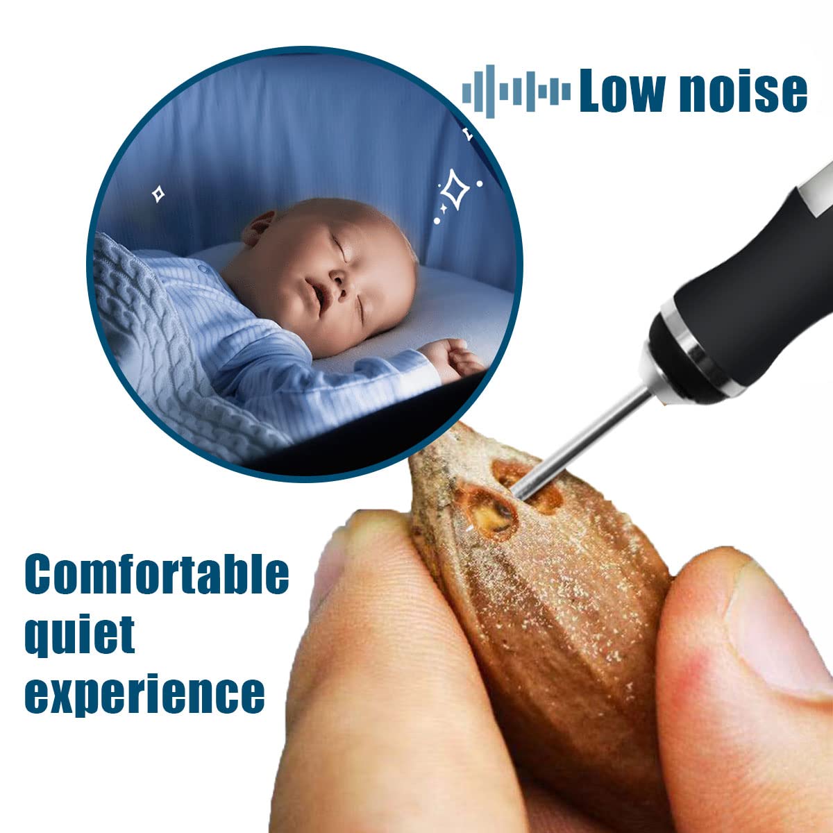 USB Rechargeable Micro Engraver Etching Pen,25W Mini Electric Engraving Tool,Portable Precision Engraving Pen with 35bits for DIY Jewelry Glass Wood Ceramic Metal Plastic