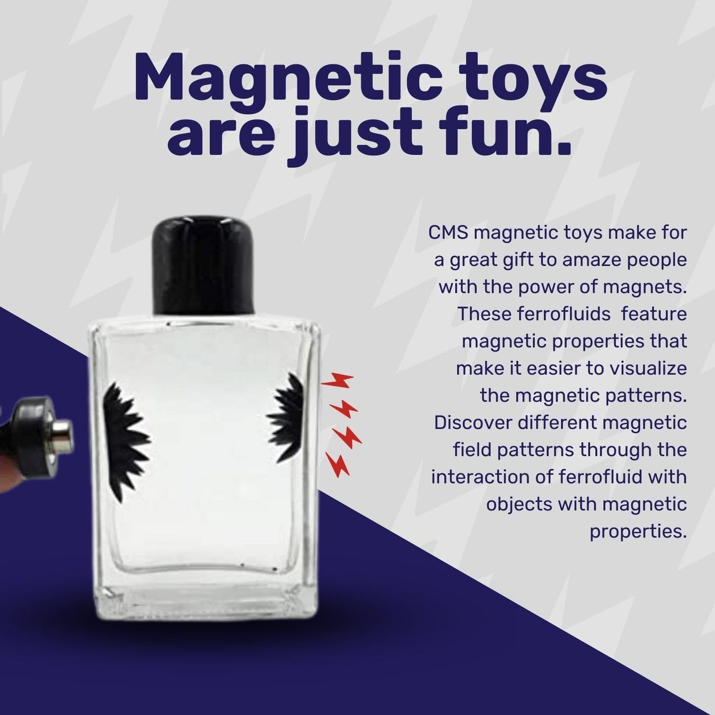 CMS Magnetics® Magnetic Ferrofluid for Fun! 2 OZ. Packed with Gloves and Dropper