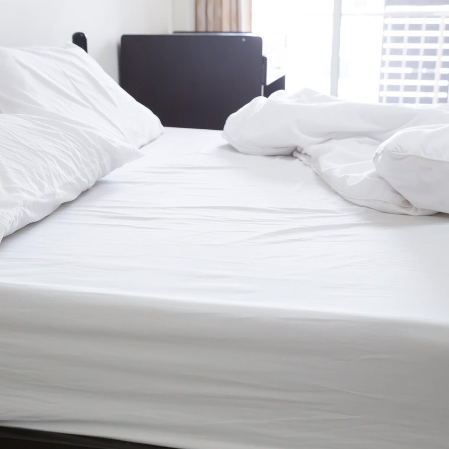 White Twin Flat Sheets Only - 10 Pack Top Sheets Bulk - Soft Brushed Microfiber - Bedding Essentials- Wrinkle & Stain Resistant for Hospital, Massage Table, Hotel, Airbnbs, Home, Travel (66x96)