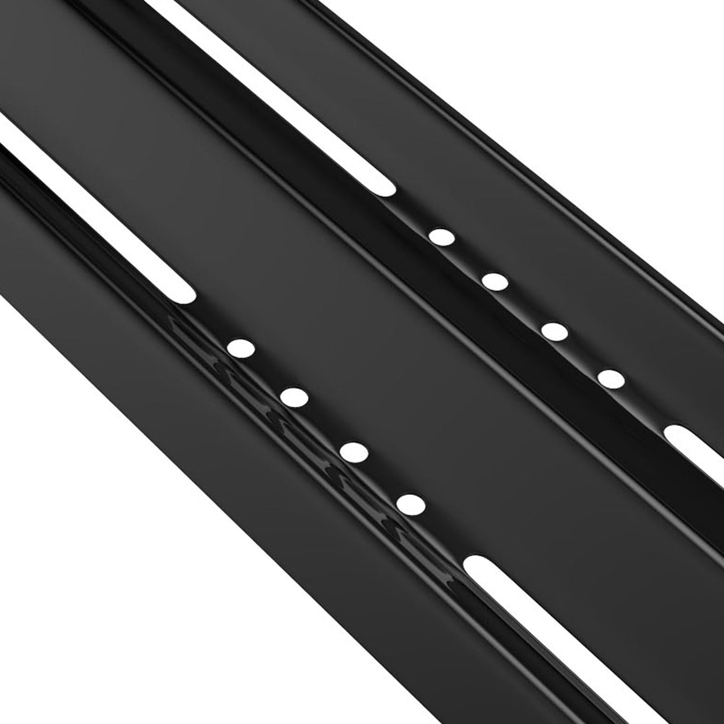 GLOWYE BBQ Heat Plates Replacement Parts for Broil King Baron & Huntington & Sterling Gas Grills, 4 Pack Porcelain Steel Heat Shield Tent Burner Cover, 15 7/8 x 6 inch