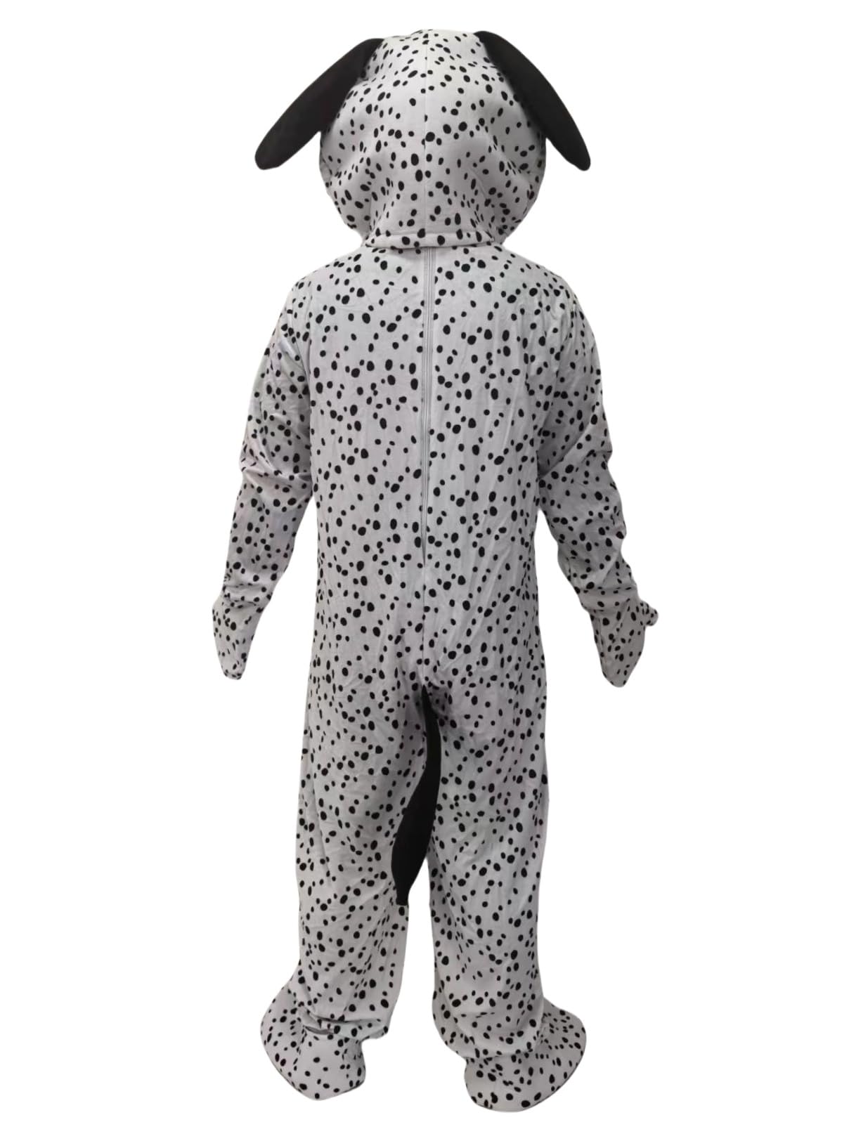 Lormaka Dalmatian Plush Dog Mascot Costume, Spotted Black and White
