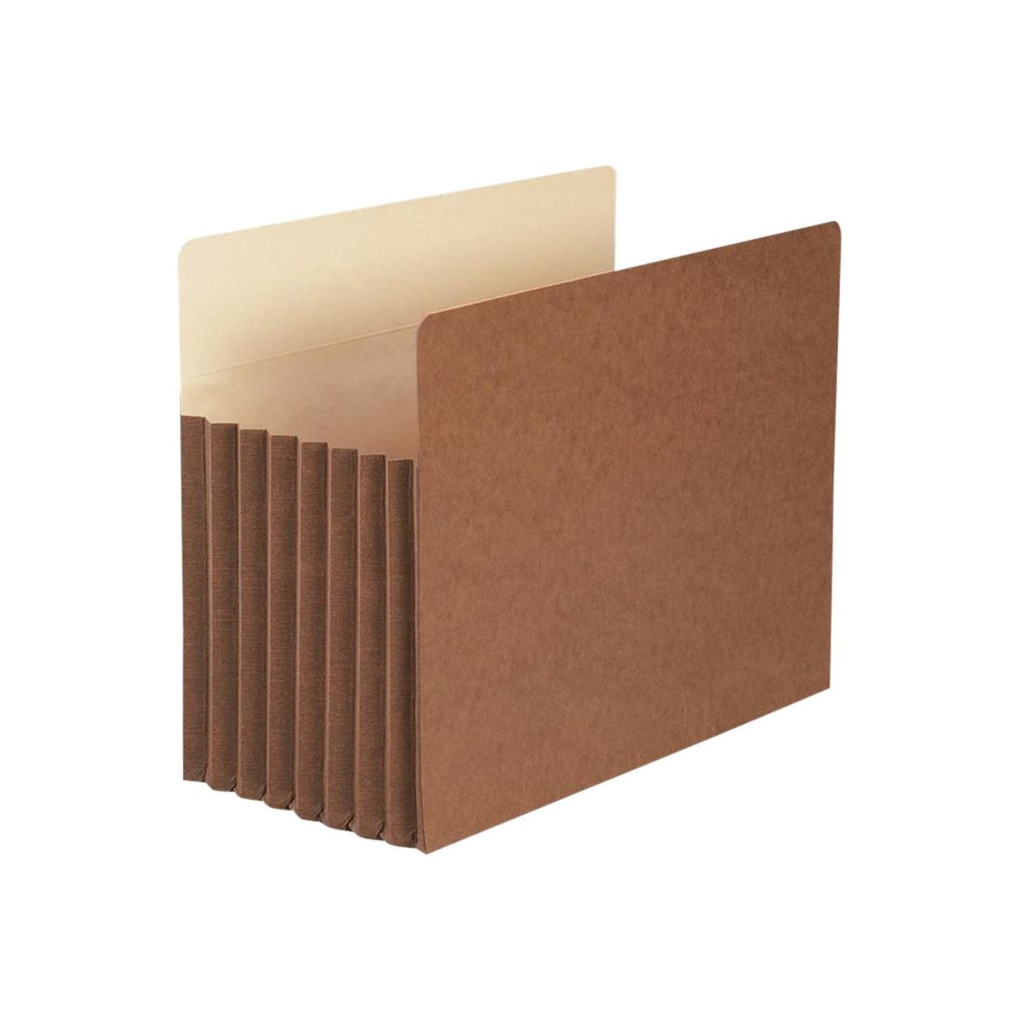 Smead Pocket, Letter, Straight, 7-Inch Expansion, Redrope 5 Per Box (73395)