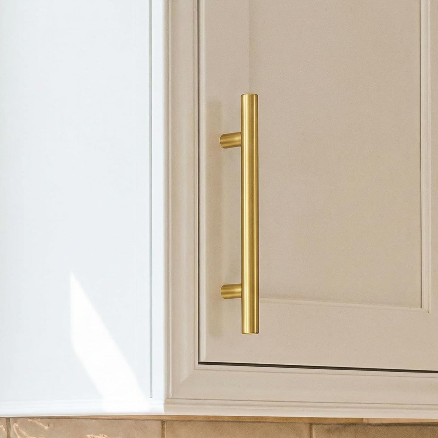 goldenwarm 30 Pack Gold Cabinet Pulls 96mm 3-3/4in Hole Cente Drawer Handles Brushed Gold Drawer Pulls Kitchen Cupboard Handles Cabinet Door Handles Kitchen Cabinet Hardware