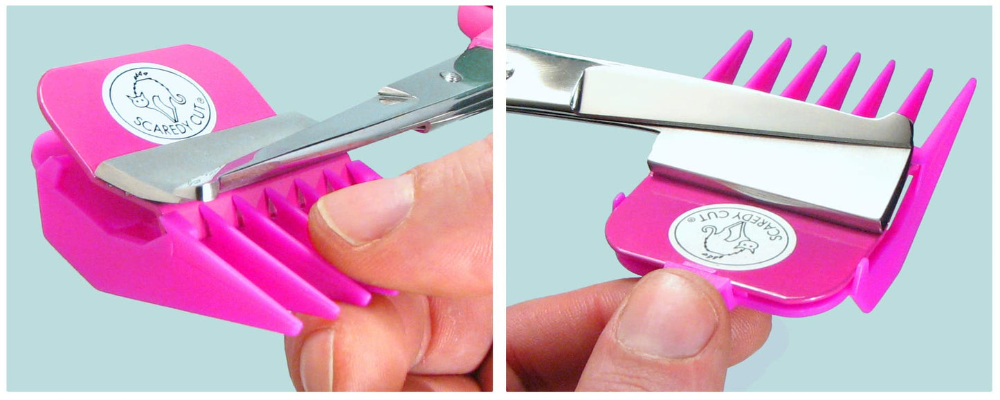 SCAREDY CUT NO Buzz Dog Clippers, Tiny Trim Safety Scissor. A Silent Low Noise Pet Grooming Clipper (16 Piece Set)