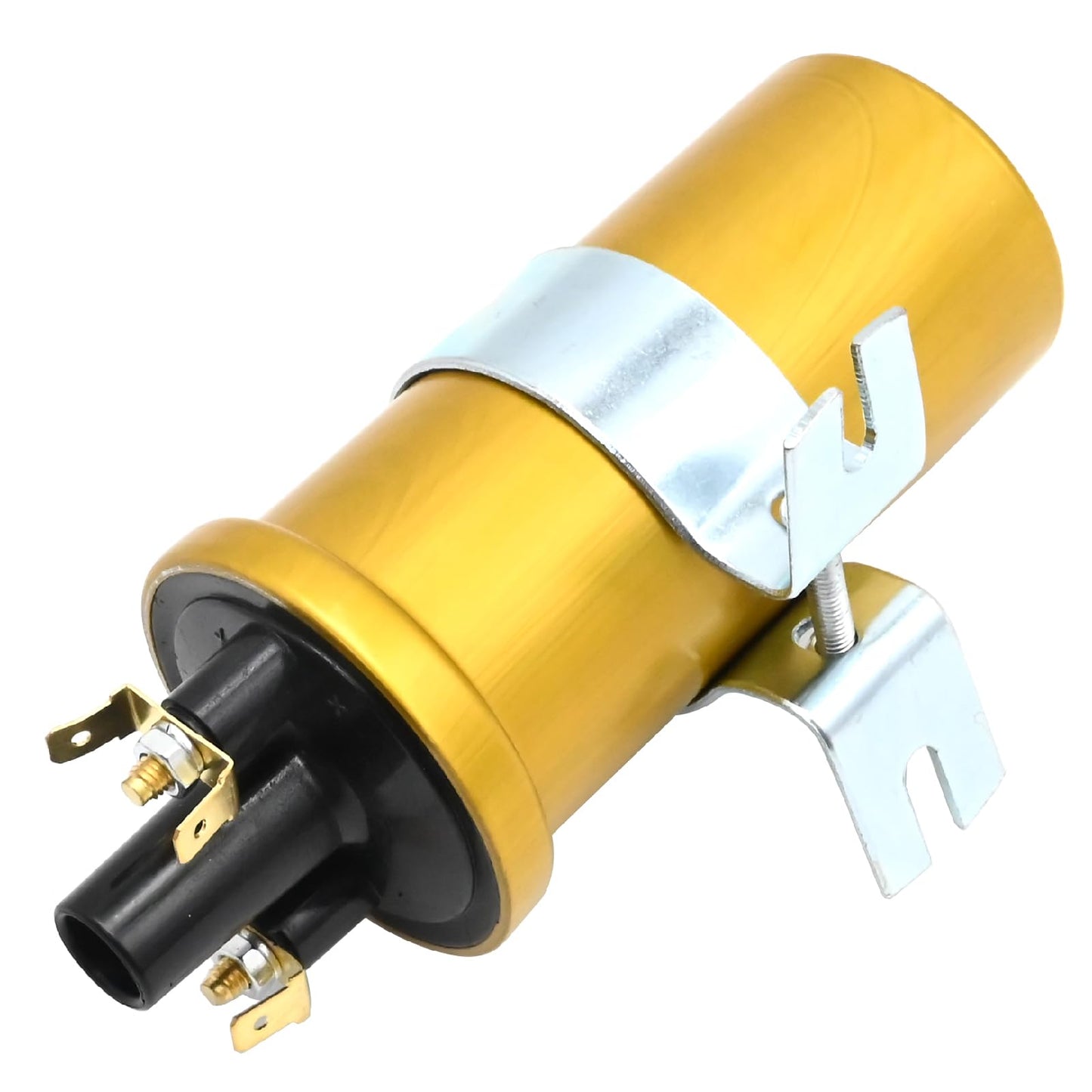 DUZFOREI 1 PC Ignition Coil, Replacement for LUCAS 12V Sports Ignition Coil, 12V Tractor Coil with Internal Resistor